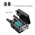 Miniatyrbilde 4 av 5: 4 stk DB9 Hunn Breakout-kontakt, DB9 Loddefri RS232 D-sub Seriell til 9-pins Port Terminal Adapter