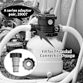 Miniatyrbillede 5 af 5: 2 stk. Intex Pool A-adapter kompatibel pumpe slange adapter A-serie med indvendigt gevind skru på fitting
