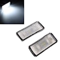 Miniatyrbillede 2 af 5: 2 stk. Led Nummerplade Lys Lamper Til  E66 E65 7-serie 735i Hvid