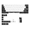 Miniatyrbilde 1 av 5: 81-tasters Keycaps Ytre Rom Tema For 61/64/68 Ansi/ Iso 60% Layout Mx-brytere
