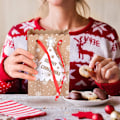 Miniatyrbilde 2 av 5: 24-pakke Juleposer Julerisposer Gaveposer i Kraftpapir med Etiketter for Julefestforsyninger