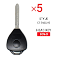 Miniatyrbild 5 av 5: 5 st/paket Keydiy B05-3 3-knapps B-serie bilnyckel fjärrkontroll för Kd900 Kd900+ Urg200 -x2 Mini För