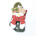 Miniatyrbillede 5 af 5: Dekorative ophæng 3 stk. af non-woven store ende gave sokker Xmas