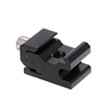 Miniatyrbillede 5 af 5: Blitzskohalterung Blitzschuhhalterung Adapter Auslöser Halterung Kamera Zubehör Neu