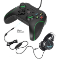 Miniatyrbillede 4 af 5: Kablet controller One Dual Vibration Usb Wired Game Controller Gamepad