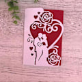 Miniatyrbillede 3 af 5: Metal Stansebryllupsinvitation DIY Scrapbooking Dekorativt Præget Papir