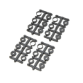 Miniatyrbilde 4 av 5: 2 Par Nylon 10x4.5\" 1045 1045r Cw Ccw Propeller Svart For Dji F450 500 F550 Fpv Multi-copter Quadcopter Apc