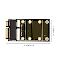 Miniatyrbild 5 av 5: 2 i 1 kombinera Mini Pci-e & Msata Ssd adapterkonverterkort