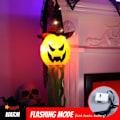 Miniatyrbillede 2 af 5: Halloween LED Græskar Spøgelse Blinkende Hængende Lys Halloween Party Hjem Dekoration