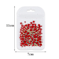 Miniatyrbillede 2 af 5: 200 stk 3D Akryl Krystal Blomst Perle Neglekunst Dekoration Sød Blandet Manicure 10