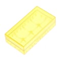 Miniatyrbild 1 av 5: Hård plast batterilagringsboxhållare behållare för 16340/17335/18650 batteri