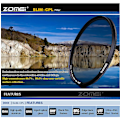 Pikkukuva 4 / 5: Zomei 52mm Ultra Slim Cpl Circular Polarizing Polarizer -suodatin DSLR-kameralle