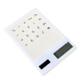 Miniatyrbillede 3 af 5: Ultra Slim Mini Transparent Solcelledrevet LCD Touh Screen Student Lommeregner