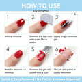 Pikkukuva 2 / 5: Uusi Aliver Soak-off Geeliakryyli Kynsilakan Magic Quick Burst Manikyyri Poistaja 15ml