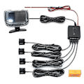 Miniatyrbild 5 av 5: LED-display backsensor PZ313 parkeringssensorsystem 4 sensorer bilparkeringssensor