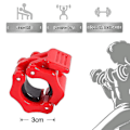 Miniatyrbillede 2 af 2: 2 stk. Gym Barbell Klemmer Hurtigudløsning Barbell Krave Clips