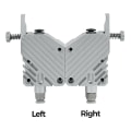 Miniatyrbild 5 av 5: Helt i metall dubbeldriven extruderuppgradering /abs/tpu/tpe filament för Cr10 ersätt Mk8/cr10 extruder()