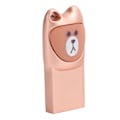 Pikkukuva 3 / 5: USB 2.0 Metal Cartoon U Disk 64GB Flash-asema Android-matkapuhelinsovittimella