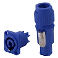 Miniatyrbild 5 av 5: 20 st Speakon hane Powercon typ A ingång+utgång chassipaneladapter 3 stift Powercon högtalare C