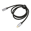 Miniatyrbilde 2 av 5: 1m USB C-forlengelseskabel - 10 Gbps datasynkronisering, 100 W strømforsyning, 4K 60Hz videoutgang med E-markerbrikke