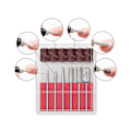 Miniatyrbild 3 av 5: Elektrisk Nagelfräsmaskin Nagelfräsmaskin Nagelfil E-Fil Frässet Kit För Akrylnaglar Gelnaglar