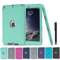 Miniatyrbillede 2 af 5: Stødsikker Anti-støv Robust Gummi Hård Bagside Cover til Apple iPad 2 3 4