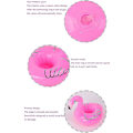 Miniatyrbillede 2 af 5: Pink Flamingo 10stk Drikke Pool Float, Oppustelig Flydende Drikkeholder, Kan Coke Kop Stativ Station Pool Svømme Floats Til Vand Sjov Børn Bad, Barn Bat