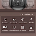 Miniatyrbillede 5 af 5: Lcd trådløs Bluetooth-kompatibel 5.0 sendermodtager 3,5 mm lydadapter