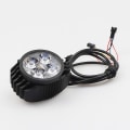 Miniatyrbilde 2 av 5: Elektrisk Scooter Frontlykter 10 Tommer M4led To I En Modifisert Ekstern Ultra Lyssterke Frontlykter Gaffel