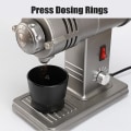 Miniatyrbilde 3 av 5: 58mm Kaffe Målekopp, Aluminiumlegering Espresso Måle Trakt Kaffe Målering