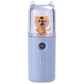 Miniatyrbillede 1 af 5: Usb Luftfugter Husholdning Usb Desktop Luftfugter To Justerbar Lys Hydrator Ansigt Damper Blå