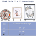 Miniatyrbillede 2 af 4: Forbedret skridsikker 12-tommer tavle-displaystativ, billedramme, staffeli-displaystativ, bogdisplaystativ, 4 tommer (2 stk.) -- 2-pak