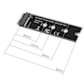 Pikkukuva 2 / 5: M.2 Nvme SSD -muuntokortti Pro Retina 2013-2017 Nvme/ahci SSD -sarjalle A1465 A1466 A1398