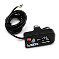 Miniatyrbillede 1 af 2: Led-display 24v 36v 48v elektrisk cykel Kt Led Led 880 elektrisk cykel kontrolpanel display elektrisk cykel