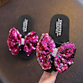 Miniatyrbillede 1 af 5: Jwl-prinsesse sko flade sandaler strand slippers bløde slip rose eu 39