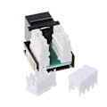 Miniatyrbilde 4 av 5: Cat5e Rj45 Keystone Jacks Modulkontakt Ethernet for veggplate Patch Panel