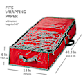 Miniatyrbilde 5 av 5: Oppbevaringspose for julegavepapir