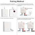 Miniatyrbillede 5 af 5: 433mhz Trådløs Switch Smart Switch RF Vægpaneel Switch Universal Afbryder