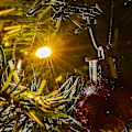 Miniatyrbillede 4 af 5: 22 tommer Bordplads Juletræ Mini Kunstigt Juletræ Med 30 LED Lys & 24 Julepynt