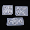 Miniatyrbillede 3 af 5: 1 sæt harpiks krystal epoxy form djævelens øje ugle semi-tredimensionelle smykker støbning silikoneform diy håndværk dekorationer fremstilling værktøjer