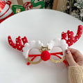 Miniatyrbillede 1 af 10: Julebrilleramme, Julefest Tilbehør, Julepynt, Gaver, Små Gaver, Søde Tegneseriebriller til Julen 1# red nose