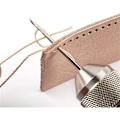 Miniatyrbillede 3 af 5: 7 dele/sæt lædersyværktøj Diy læder håndsyværktøjssæt til læder og lærredssøm (173mm)