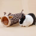 Miniatyrbillede 4 af 5: Lille kæledyr tunnel skjulested kanin rør tunneler til killing kanin nem opbevaring