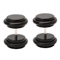 Miniatyrbilde 1 av 5: 2 stk 18g (1,2 mm) ørepropper 00g (10 mm) akryl falske ørepropper taper stretcher