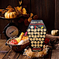Pikkukuva 4 / 5: Halloween-laskentakalenteri, puinen arkku, adventtikalenteri, 31 päivän pöytäkalenteri, koriste
