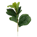 Miniatyrbillede 2 af 4: Lille Kunstig Figenbladstræ 11 tommer Faux Ficus Lyrata Træ Til Hjem Bryllup Indendørs A