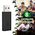 Miniatyrbillede 2 af 5: Trådløs Bluetooth-kompatibel adapter til pc-laptop USB-modtager til spilcontroller