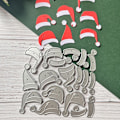 Miniatyrbillede 3 af 5: Metal Skæredøre Jul Hat Scrapbooking Stencil Die Cuts Kort Embossing
