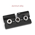 Pikkukuva 3 / 3: 3-in-1 puuntyöstöreiän paikannin 8mm/10mm reikäohjain tappiliitosjigin reikäpaikannin musta 1kpl