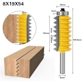 Pikkukuva 2 / 4: 8 mm varren paneeli yläjyrsintä V-liitosreunaterät liimapuulle tappiliitokset puusepänliitokset CNC tappiliitosjyrsintä (koko: 8x19x54)